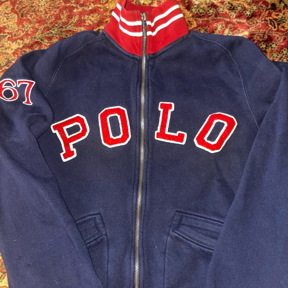 Polo by Ralph Lauren Heritage 67 Varsity Jacket Zip Up